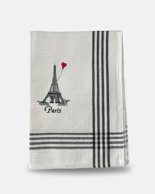 Torchon “Paris Chic” – L’élégance dans les moindres détails