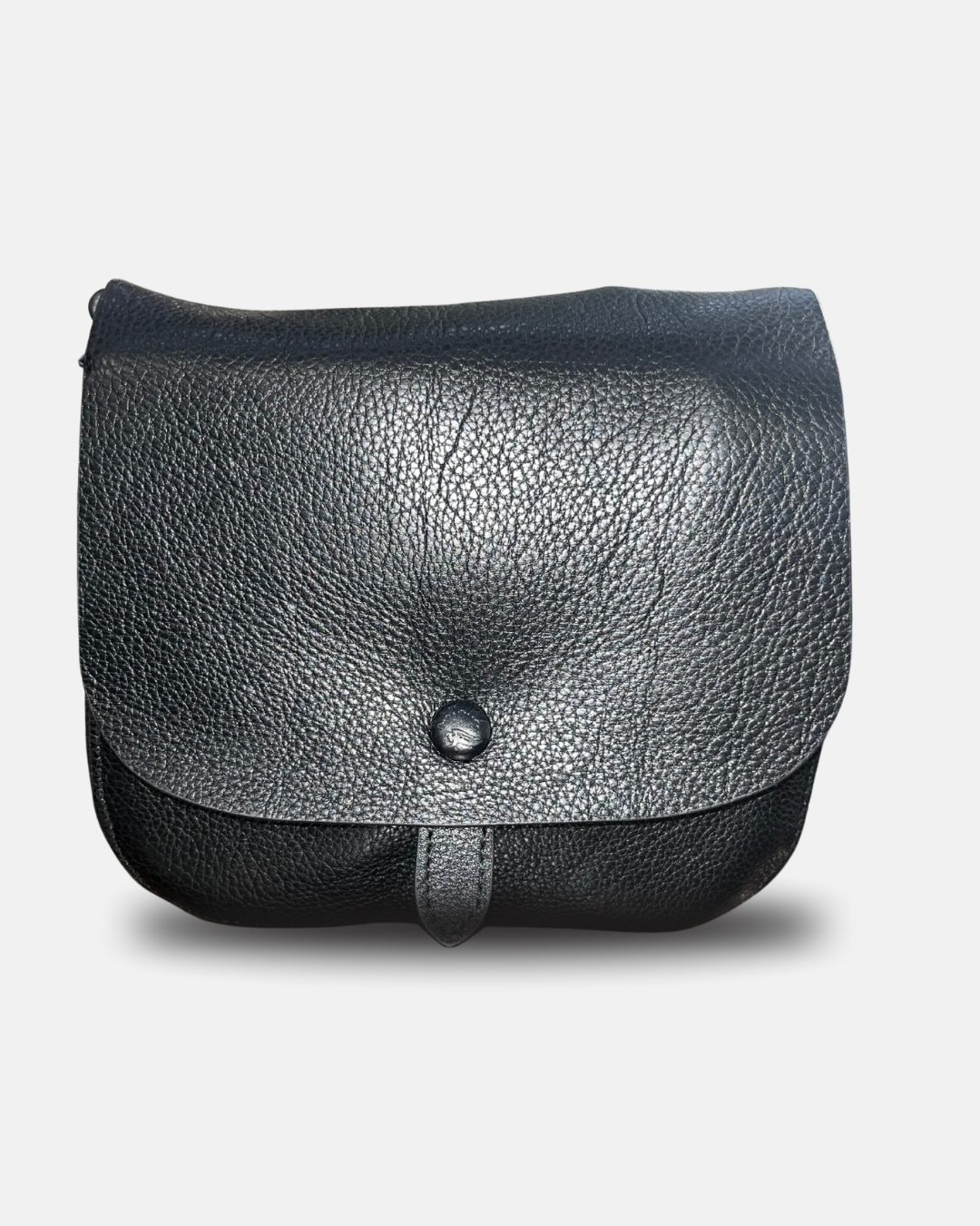 Sac Katana "Élégance Noire" – Cuir grainé intemporel